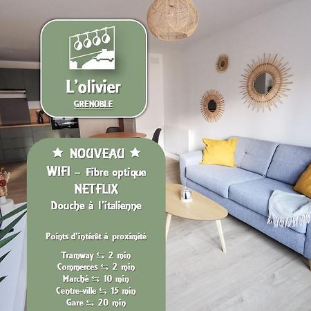 L'Olivier - Appartement Moderne Et Chaleureux - Tram Et Parc Grenoble Exteriér fotografie