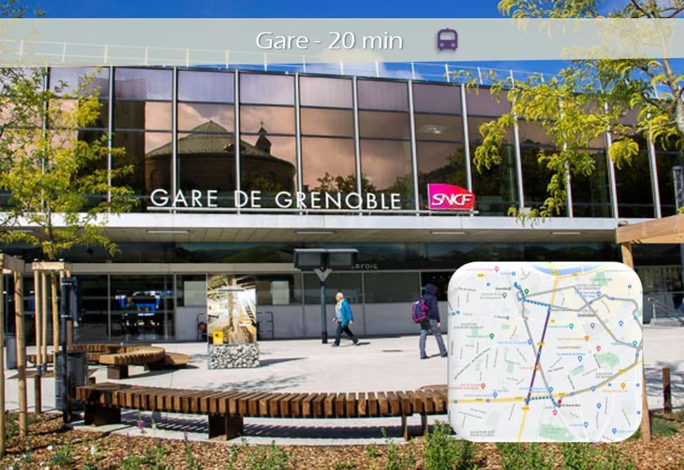 L'Olivier - Appartement Moderne Et Chaleureux - Tram Et Parc Grenoble Exteriér fotografie